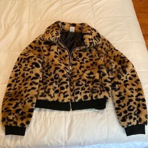 Faux Fur Cheetah Jacket